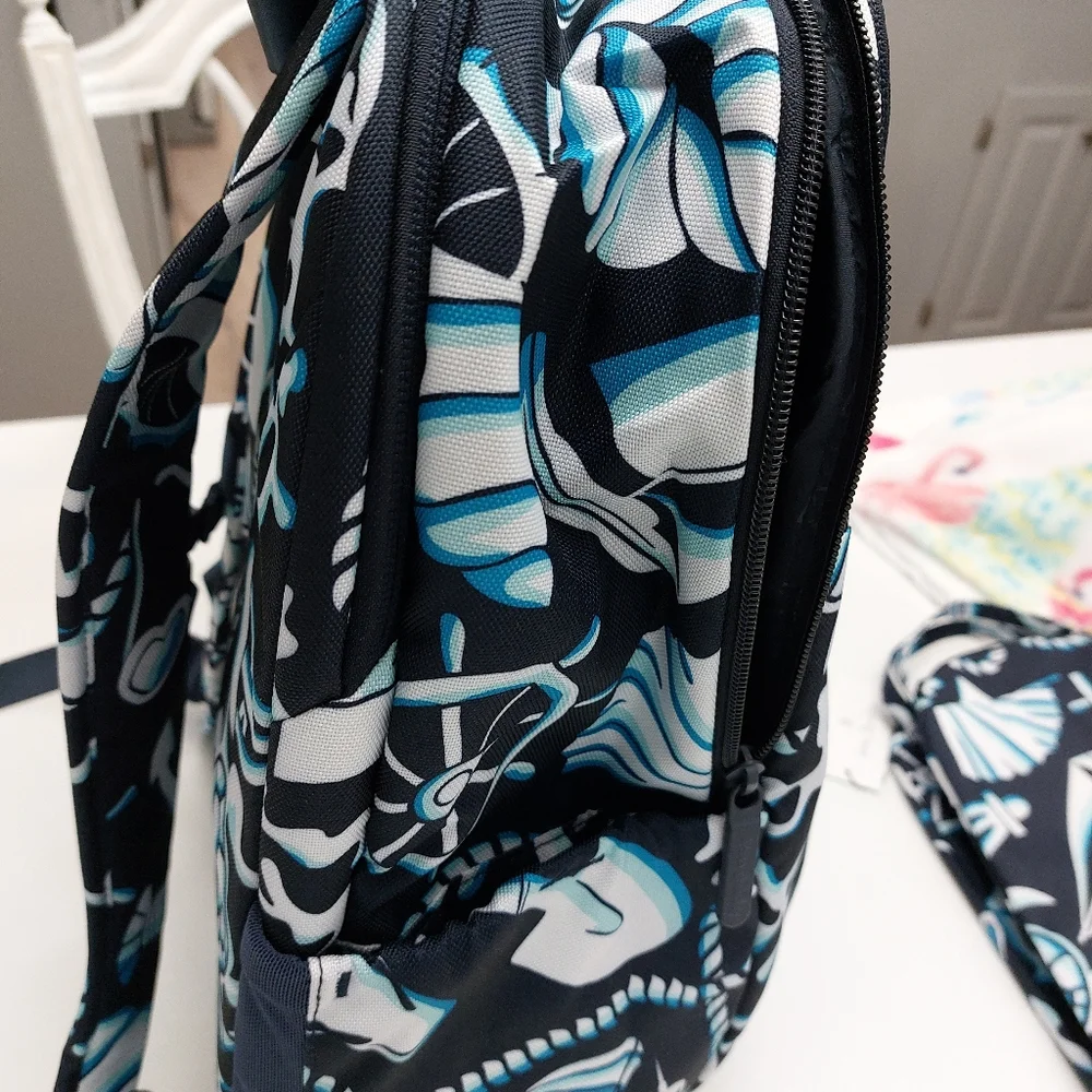 Vera Bradley Lighten Up Large Sporty Backpack Shore Enough NWT